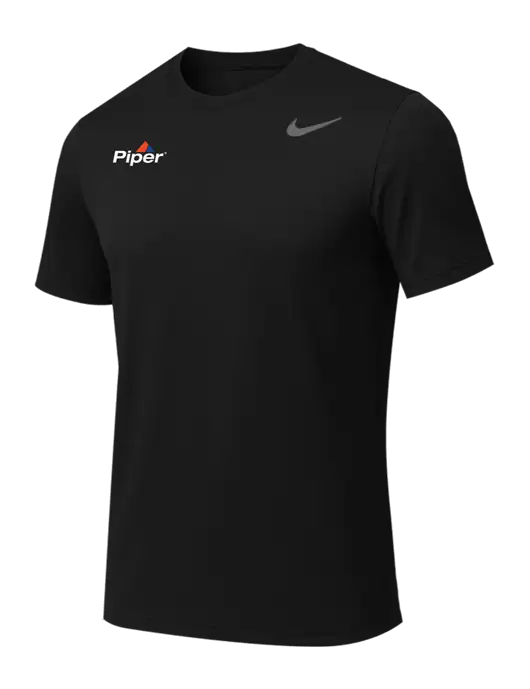 Nike Team rLegend Black T-Shirt w/Piper Logo