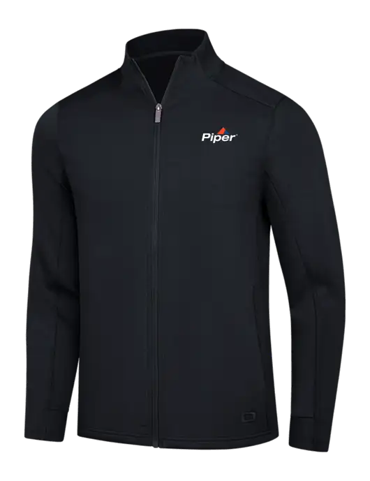 OGIO Black Transcend Full-Zip w/Piper Logo