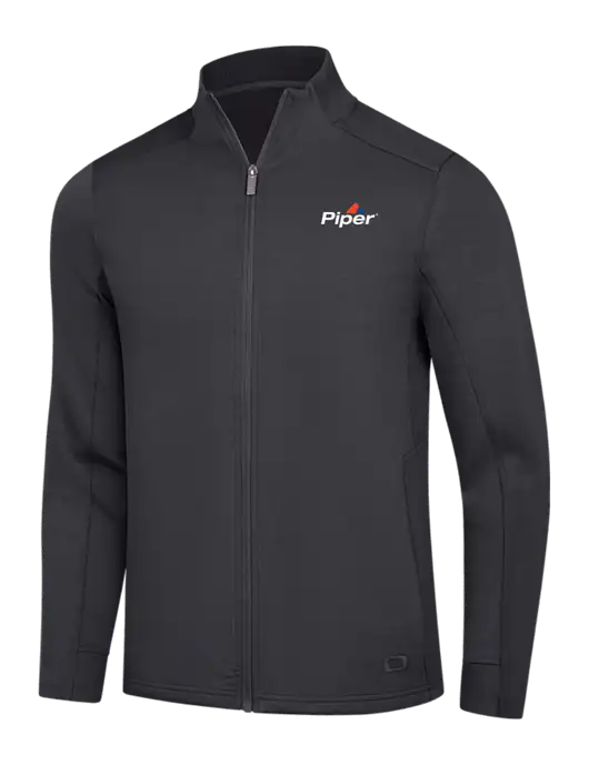 OGIO Dark Grey Transcend Full-Zip w/Piper Logo