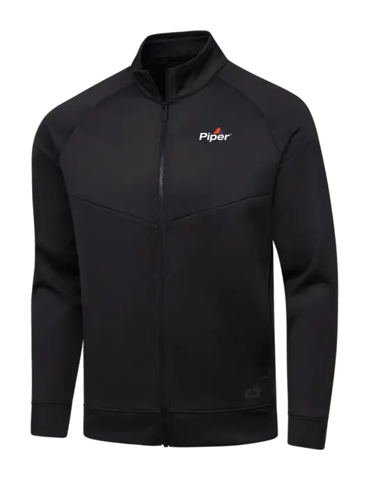OGIO Black Endurance Modern Performance Full-Zip w/Piper Logo