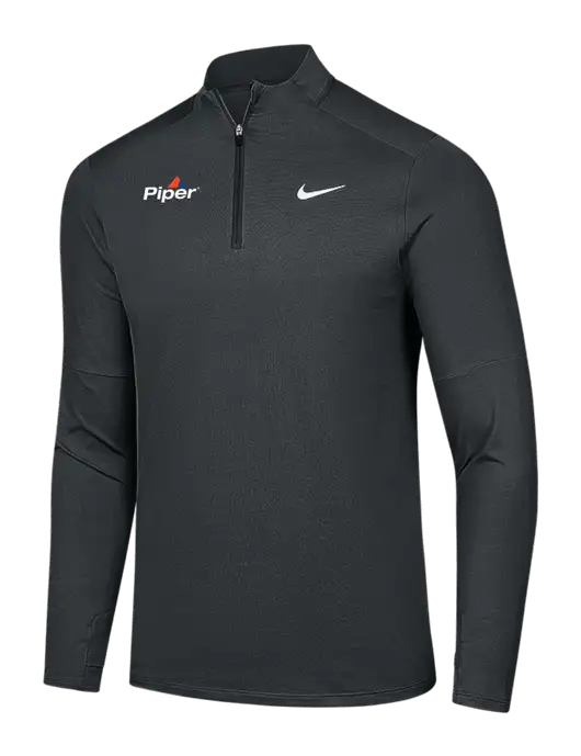 Nike Dark Grey Dri-FIT Element 1/2-Zip Pullover w/Piper Logo