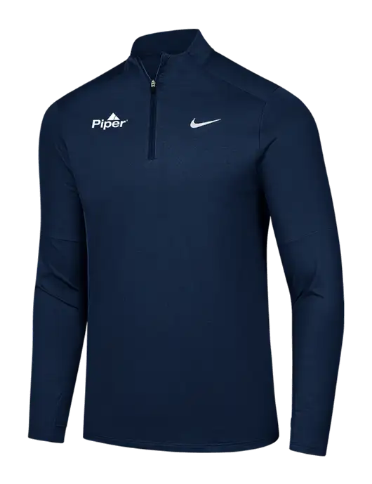 Nike Dark Navy Dri-FIT Element 1/2-Zip Pullover w/Piper Logo
