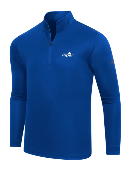 Adidas Royal Lightweight Quarter Zip Pullover w/Piper Logo