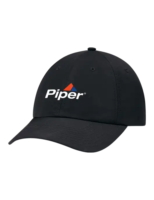Richardson Relaxed Performance Lite Black Cap w/Piper Logo