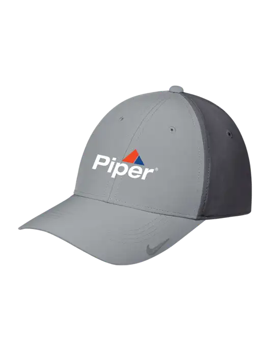 Nike Light Grey/Dark Grey Dri-FIT Legacy Cap w/Piper Logo