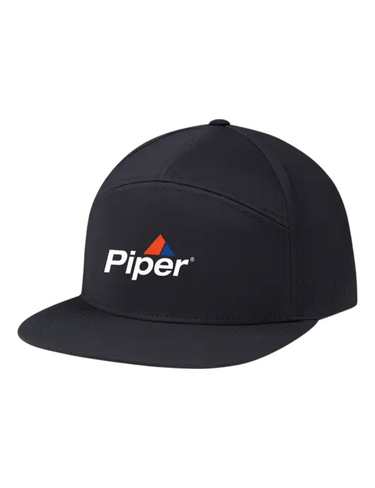 Richardson Black Cannon Cap w/Piper Logo