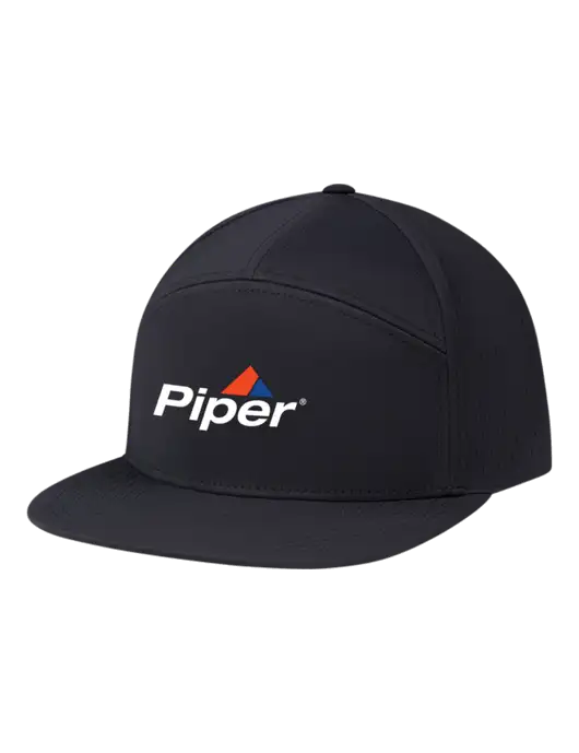 Richardson Black Cannon Cap w/Piper Logo
