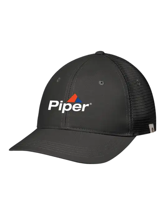 Carhartt Black Trucker Rugged Pro Series Cap w/Piper Logo