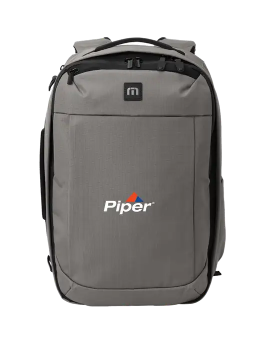 TravisMathew Medium Grey Convertible Backpack w/Piper Logo