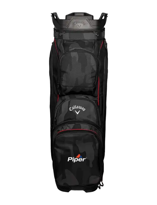 Callaway Org 14 Black Camo/Red Trim Golf Bag  w/Piper Logo