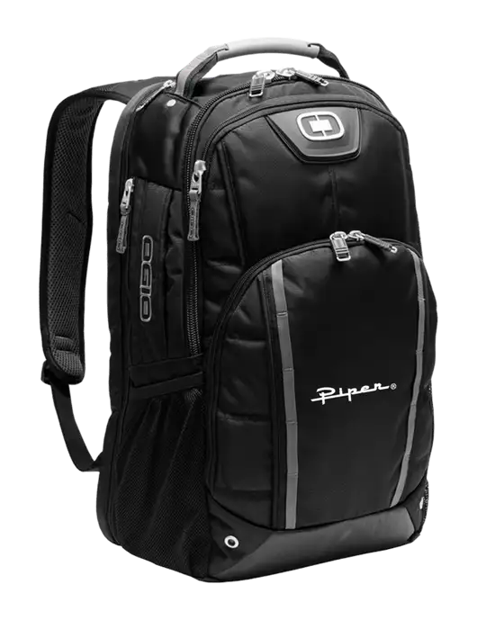 OGIO Black Bolt Pack w/Vintage Piper Logo