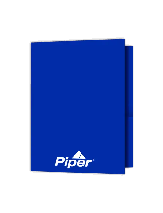 Royal Presentation Folder with Dual Pockets w/Piper Logo