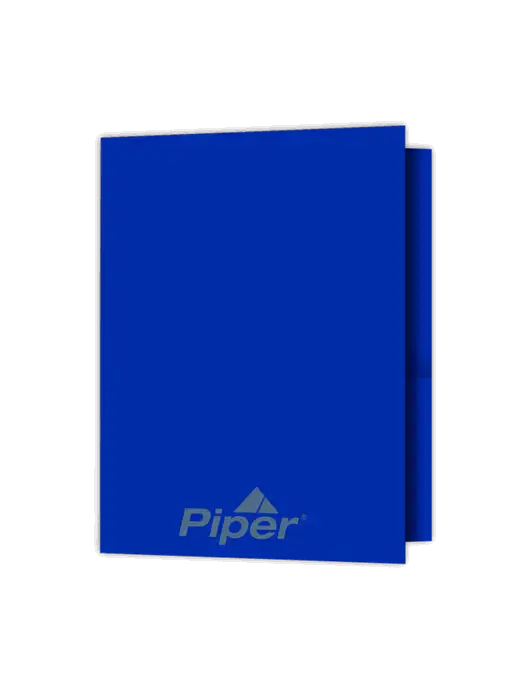 Royal Presentation Folder with Dual Pockets w/Piper Logo