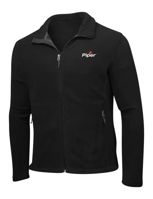 Black Fleece Jacket w/Piper Logo
