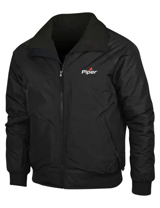 True Black/True Black Classic Challenger Jacket w/Piper Logo