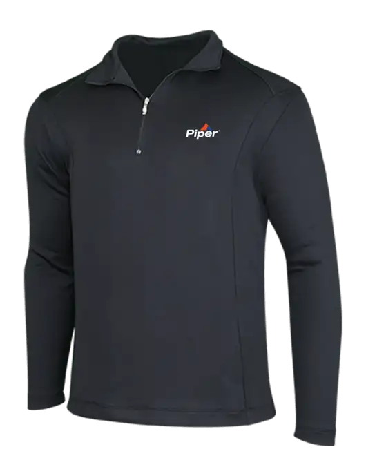 NIKE Black Sport Cover-Up w/Piper Logo