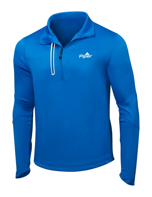 OGIO Electric Blue Endurance Fulcrum 1/4 Zip w/Piper Logo