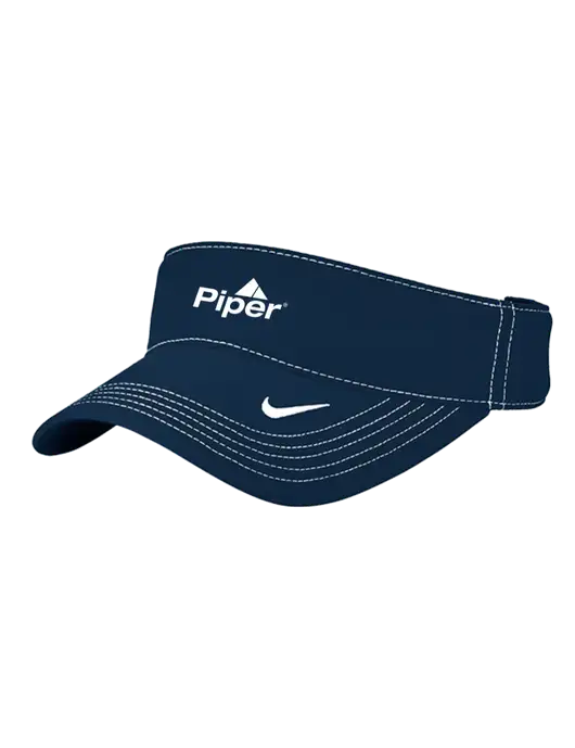 Nike Navy Dri-FIT Ace Visor w/Piper Logo