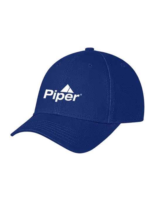 Royal Structured Soft Snap Closure Hook & Loop Cap w/Piper Logo