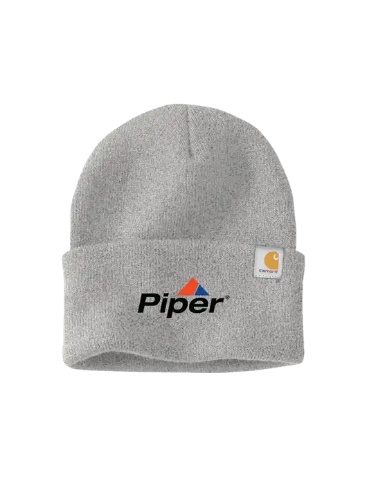 Carhartt Light Grey Heather Watch Cap 2.0 w/Piper Logo