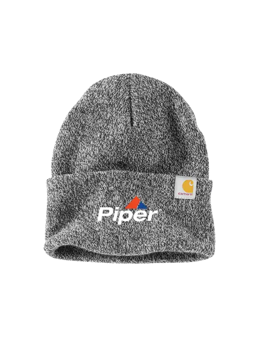 Carhartt Medium Grey Heather Watch Cap 2.0 w/Piper Logo