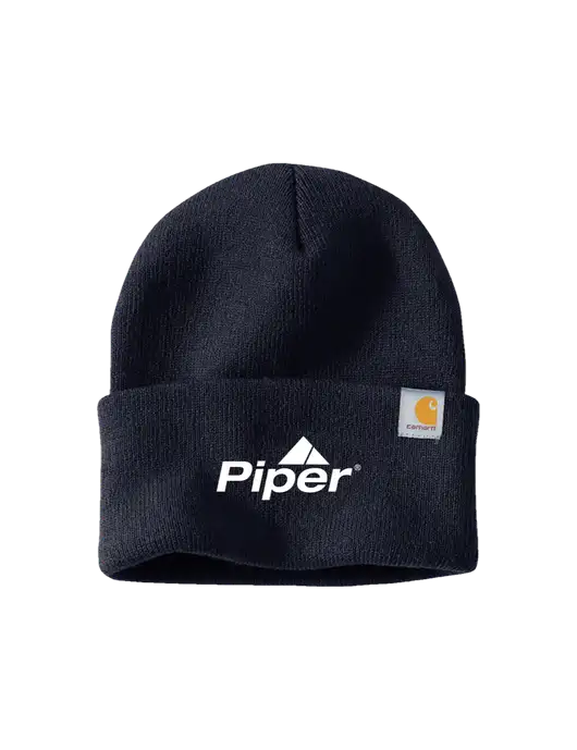 Carhartt Navy Watch Cap 2.0 w/Piper Logo