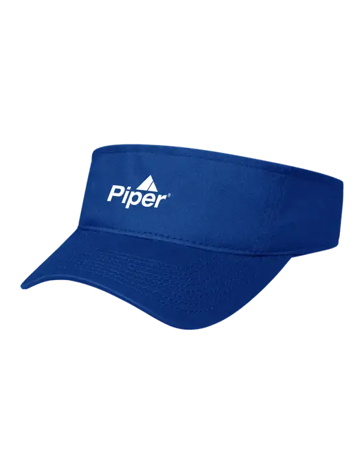 Royal Cap Visor w/Piper Logo