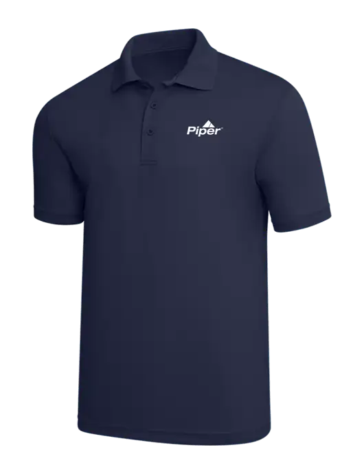 Navy PosiCharge RacerMesh Polo w/Piper Logo