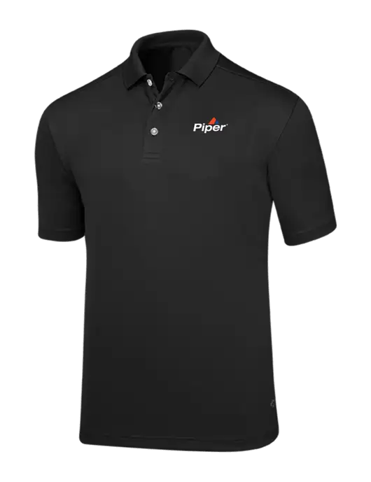 Callaway Core Black Performance Polo w/Piper Logo