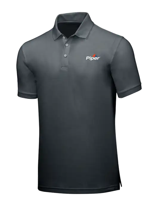 Dark Grey Core Classic Pique w/Piper Logo