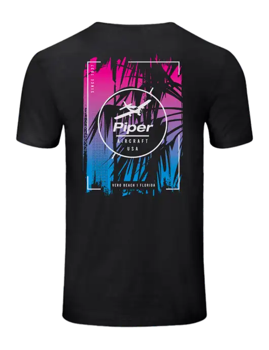 Seriously Soft Black T-Shirt w/Palmrageous Logo, Piper Logo