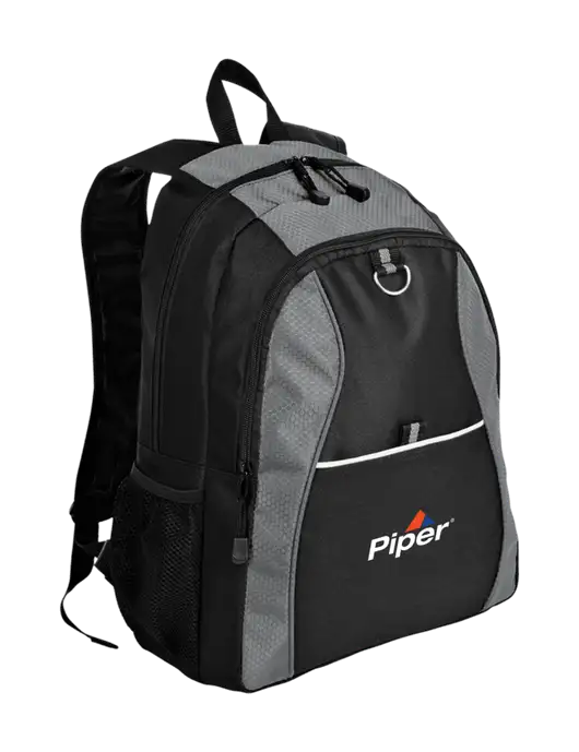Honeycomb Grey/Black Backpack w/Piper Logo