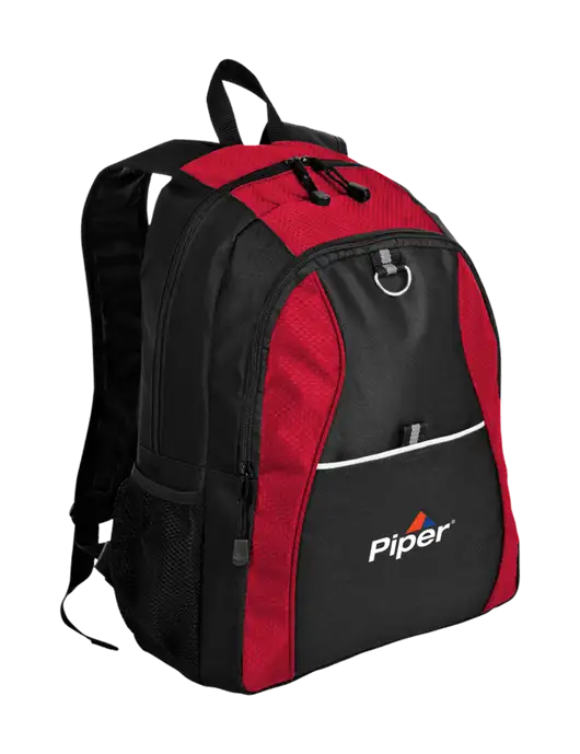 Honeycomb Red/Black Backpack w/Piper Logo