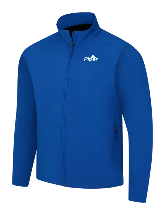 Dark Royal Core Soft Shell Jacket w/Piper Logo