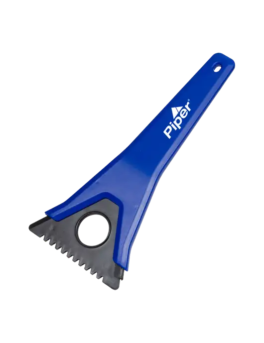 TriBlade Blue Windshield Scraper w/Piper Logo