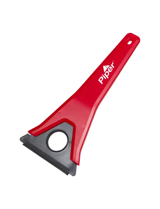 TriBlade Red Windshield Scraper w/Piper Logo