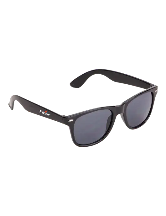 Daytona Black Sunglasses w/Piper Logo