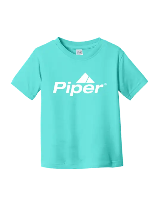 Rabbit Skins Carribean Toddler Fine Jersey Tee w/Piper Logo
