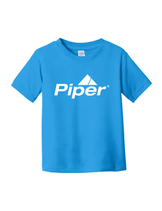 Rabbit Skins Cobalt Toddler Fine Jersey Tee w/Piper Logo