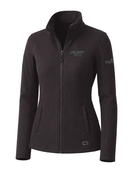 OGIO Blacktop Womens Grit Fleece Jacket w/M700 Fury Logo, Piper Logo