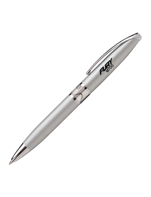 Illusion Silver Pen - Black Ink w/M700 Fury Logo, Piper Logo