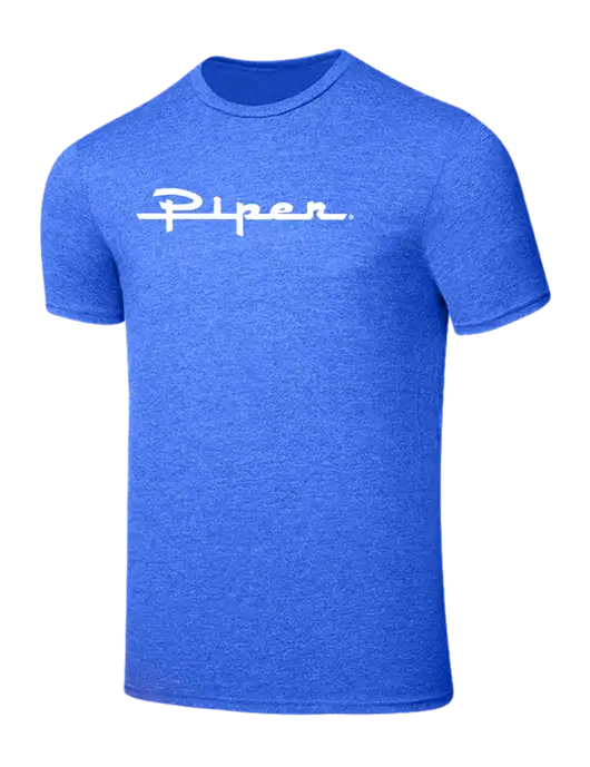 Seriously Soft Royal Frost T-Shirt w/Vintage Piper Logo