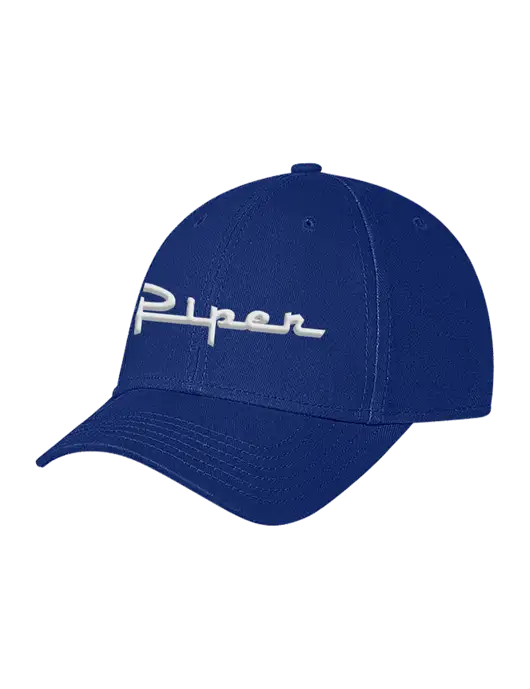 Royal Structured Soft Snap Closure Hook & Loop Cap w/Vintage Piper Puff Logo