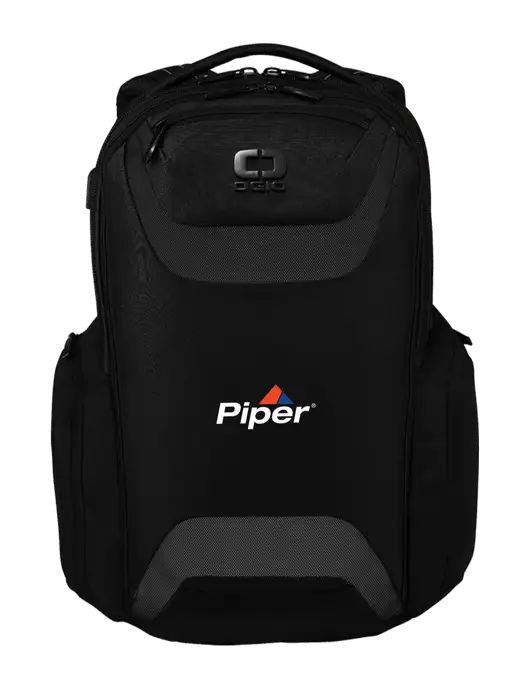 OGIO Black Charcoal Connected Pack w/Piper Logo