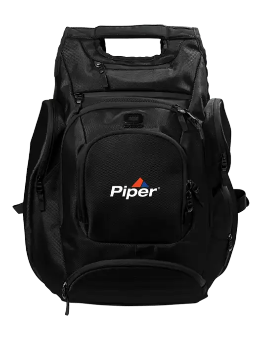 OGIO Blacktop Metro Ballistic Laptop Backpack w/Piper Logo
